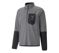 Puma Seasons Raincell Half-Zip Running Top Men-Grey,Black, Size XL