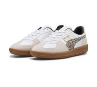 PUMA Palermo Leo Sneakers Unisex, White/Vapor Grey, size 3.5