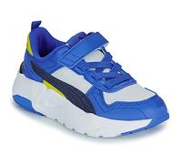 PUMA Trinity 2 LT AC+ PS Sneaker, Feather Gray Navy-Royal Sapphire, 1.5 UK Child