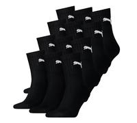 Puma Short Crew Socks 12 PAIRS, Terry Sole, Unisex 3/4 Sport Socks / Color: ...