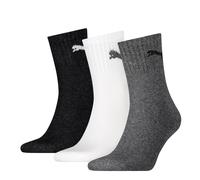 PUMA Short Crew Socks Mens Womens Unisex Cotton Rich Sports Sock (3 Pairs)