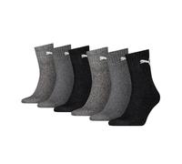 PUMA Short Crew Socks Mens Womens Unisex Cotton Rich Sports Sock 6 Pack