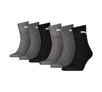 PUMA Short Crew Socks Pack of 6 Grey F003
