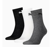 Puma Mens SHORT SOCK, Grey/White/Black, 3-5 UK