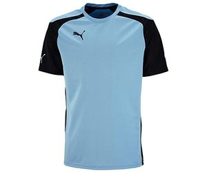 PUMA Short Sleeve Crew Neck Blue Black Mens Speed T-Shirt 701906 51