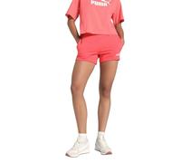 PUMA Shorts ESS Small No. 1 Logo 4'' Woman, Peach Frost Red, M