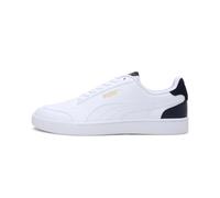 Puma Shuffle Unisex Sneakers, Puma White Puma White Peacoat Puma Team Gold, 4 UK