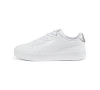 Puma Skye Clean Distressed, Women's Tennis Shoes, White, 5 UK