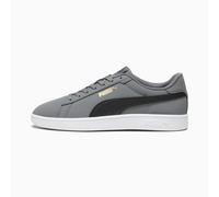 PUMA Smash 3.0 Buck Sneakers, Cool Dark Grey/Black/Gold, size 4.5