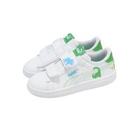 Puma Smash 3.0 Dino V Inf White Green Toddler Infant Casual Shoes 405637-01