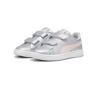 PUMA Smash 3.0 Glitz Glam V PS Sneaker, Glacial Gray-Frosty Pink, 10 UK Child