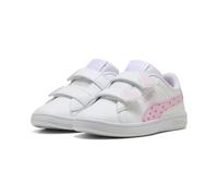 PUMA Smash 3.0 Hearty Kids Sneakers, White Pearl Pink, 32.5 EU
