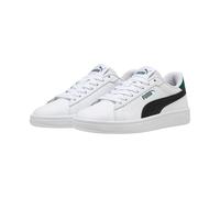 PUMA Smash 3.0 L JR Sneaker, White Black-Green Terrain, 5 UK