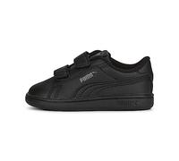 PUMA Smash 3.0 L V Inf Unisex Baby Sneaker, Black-Shadow Gray, UK 9