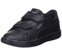 PUMA Smash 3.0 L V PS Sneaker, Black-Shadow Gray, 11 UK Child