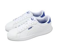 Puma Smash 3.0 L White Vivid Blue Men Unisex Casual Lifestyle Shoes 390987-24