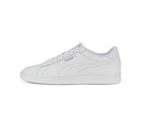 Puma Kids Smash 3.0 Leather Trainer Size: 3 UK, Colour: White