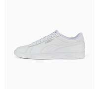 Puma Puma Smash 3.0 L Jr Unisex Kid Sneaker, Puma White-Cool Light Gray, UK 5.5