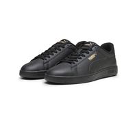 PUMA Smash 3.0 L Sneakers, Black/Gold/Black, size 10.5