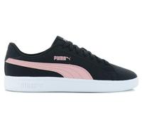 Puma Smash V2 Buck SD - Women's Sneakers Black 365160-18 Retro Casual Shoe New