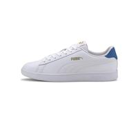 Puma Smash V2 L, Unisex Adults’ Trainers, White (Puma White-Palace Blue-Puma Team Gold 18), 6.5 (40 EU)))