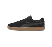 PUMA Unisex Smash V2 Low-Top Sneakers, Black Black, 5 UK