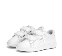 Puma Smash Vulc Infant Boys Trainers White/White C8 (25)