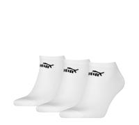 PUMA Kid's Elements Unisex Plain Sneaker 3p Wh Sock, White, 43-46