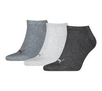 PUMA Unisex 261080001 Sneaker Sock, Anthraci/L Mel Grey/M Mel Grey, 9-11 EU