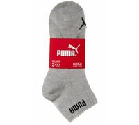 Puma Socks 3 Pairs Ankle Basic Quarter Sports Mens Black White or Mixed New