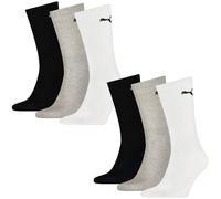 Puma Socks Crew Sport Socks Women, Men 6 Pack Sizes 39-46 - Color Options
