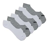 Puma Socks PUMA UNISEX FOOTIE ECOM Pack de 6 in Multicolour 9 / 10