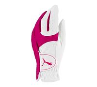 Puma Soft Lite Left Hand Leather White Pink Womens Golf Glove