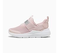 PUMA Soft Wired 2 SlipPUMATech Sneakers Kids, Mauve Mist/Silver/White, size 13
