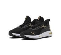 PUMA Unisex SOFTRIDE ENZO 5 Hype Road Running Shoe, Black Gold, 8.5 UK