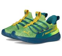 PUMA Softride One4all Jurassic World Slip on Shoes Sneakers for Unisex-Children, Yellow Alert-ocean Tropic-fur Yellow, 24.0 cm