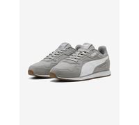 Puma SOFTRIDE ST MILER Suede shoes grey white - 44.5