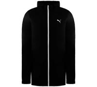 Puma Solid Long Sleeve Zip Up Mens Black Windbreaker Jacket 847484_51