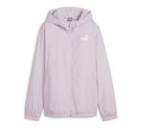 Puma Solid Womens Pink Windbreaker Jacket - Size Large