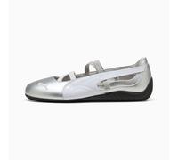 PUMA SpeedCat Ballet Metallic Shoes Women, Silver/White, size 5