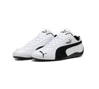 PUMA Speedcat LTHR Unisex Trainers, white black, 8 UK