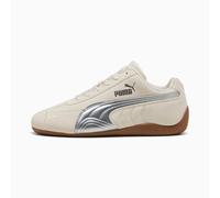 PUMA SpeedCat Metallic Sneakers Youth, Alpine Snow/Silver, size 4