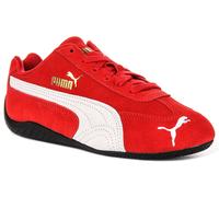 Puma Speedcat Og Racetrack Suede Junior Unisex Trainers In Red White UK 3 - 6