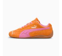 PUMA SpeedCat OG Sneakers Unisex, Orange Glo/Poised Pink, size 3.5