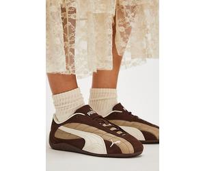 Puma Speedcat Plus Quilted Sneakers at Free People in Espresso Brown/Warm White, Size: US 5.5 M - female