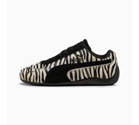 PUMA SpeedCat Zebra Sneakers Women, Warm White/Black, size 8
