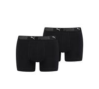 Men's Puma Sport 2 Pack Men's Cotton Boxer - Black - Size: L