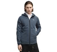 Puma Sport Graphic Holiday Full-zip Hoodie Fl Full Zip Sweatshirt Blue L Men