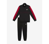 Puma SPORT Poly Suit Tracksuit black red - S