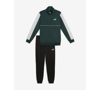 Puma SPORT Poly Suit Tracksuit green white black - L
